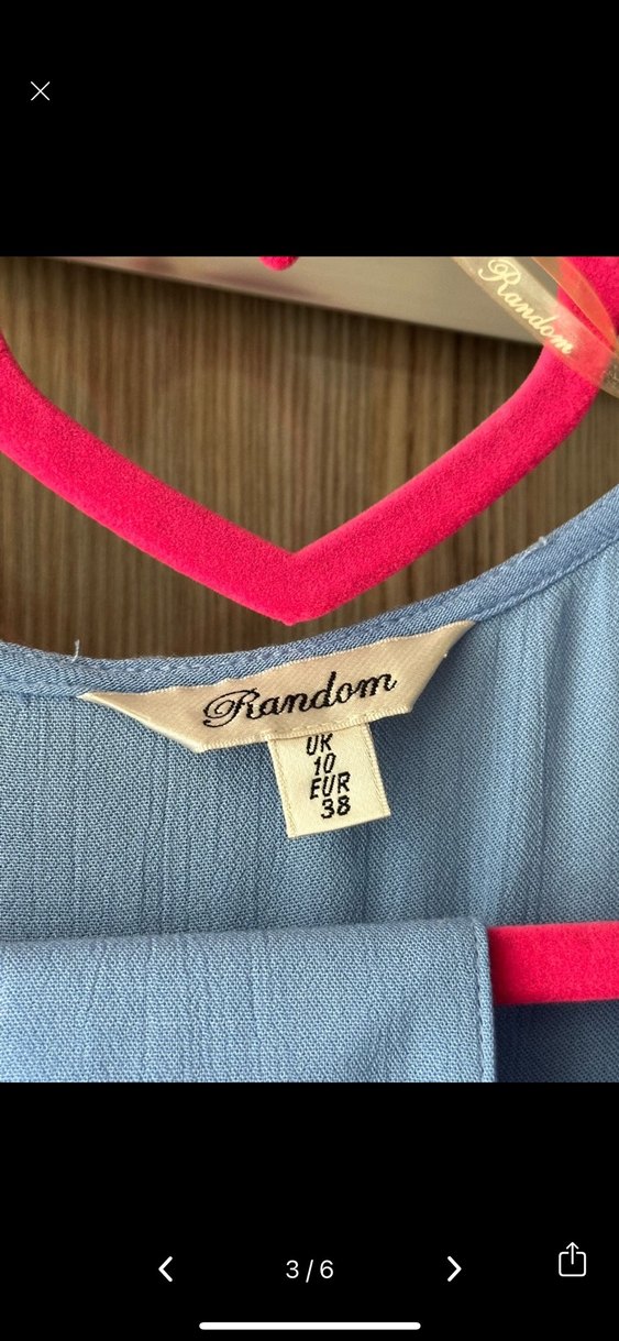 Mavi Düğmeli elbise - Görsel 3