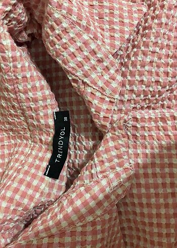 Pembe Düğmeli Uzun Kollu Kadın Gömlek - Görsel 2