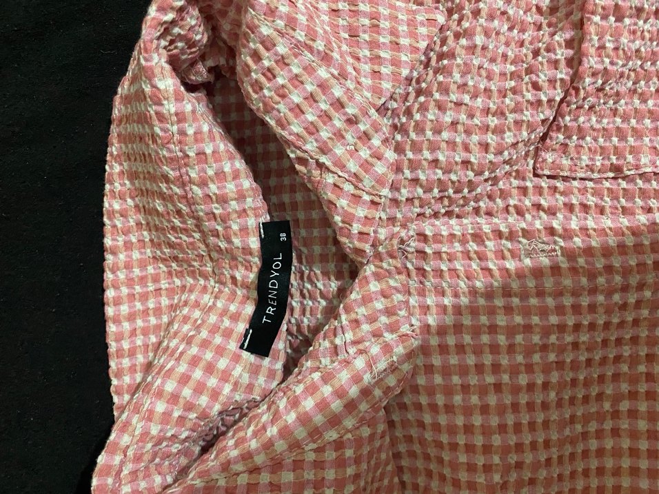 Pembe Düğmeli Uzun Kollu Kadın Gömlek - Görsel 2