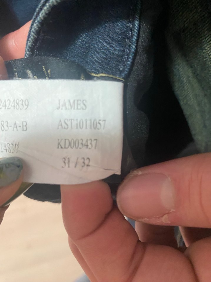 Erkek Koyu Mavi Bol Kesim Midi Kot Pantolon - Görsel 2