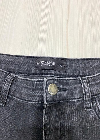 Siyah Erkek Denim Mini Şort - Görsel 2