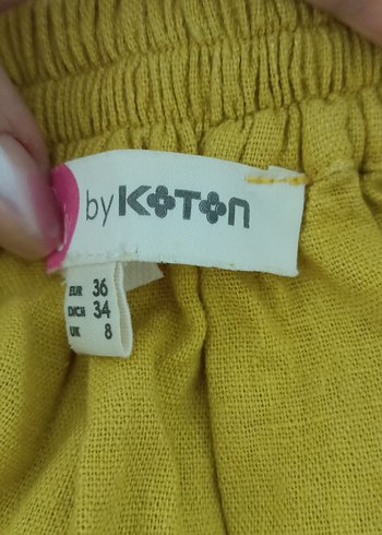 Koton S beden Keten Etek - Görsel 3