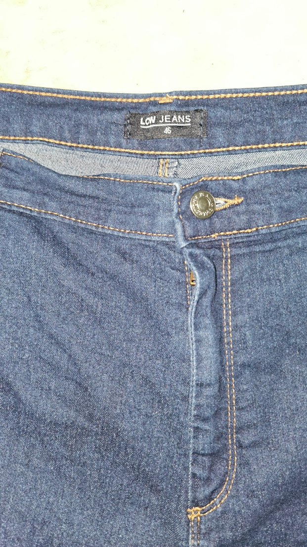 Lacivert Kadın Denim Pantolon - Görsel 3