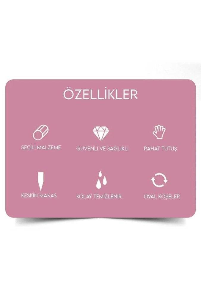 Kaş Makası Taraklı Kaş Makası Değiştirilebilir Tarak Epilasyon - Görsel 4