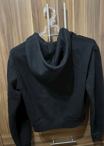 Kadın Siyah Fermuarlı hırka - Görsel 2