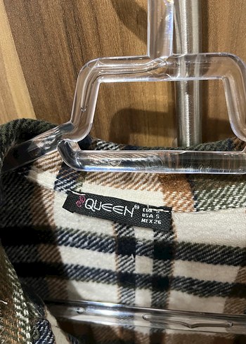 Düğmeli Ekose Kadın oduncu Gömlek - Görsel 3