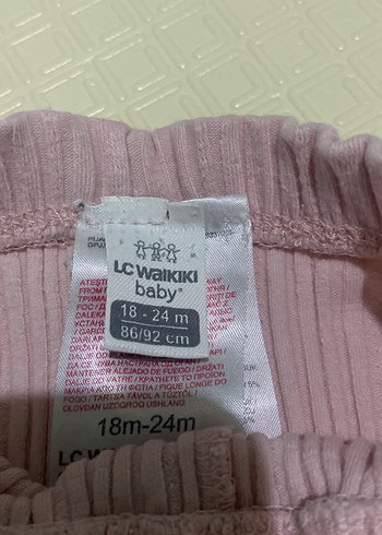 Kız Çocuk Lila Pilili Triko Tayt - Görsel 3