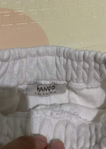 Beyaz Örgü Kız Çocuk Tayt - Görsel 3