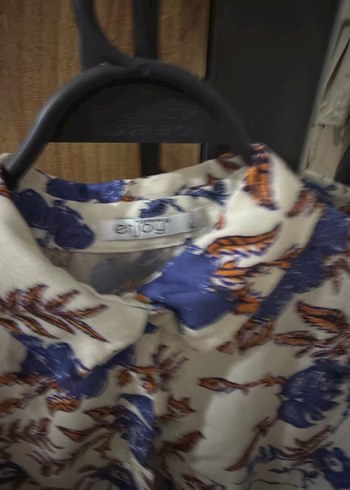 Çiçek Desenli Bohem Uzun Kollu Gömlek - Görsel 3