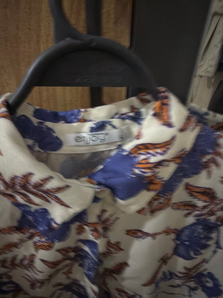 Çiçek Desenli Bohem Uzun Kollu Gömlek - Görsel 3