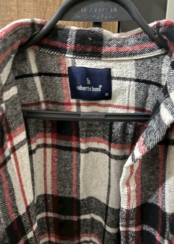 Siyah Ekose Pamuklu Uzun Kollu Gömlek - Görsel 4