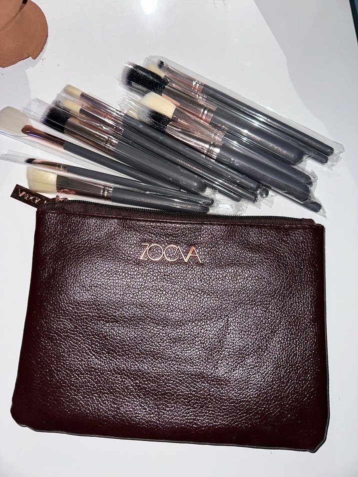Zoeva Makyaj Fırça Seti ve Kahverengi Çanta - Görsel 3