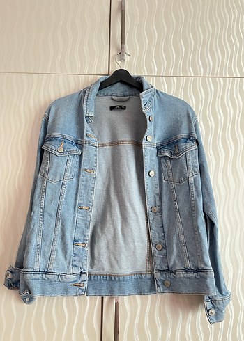 Ltb Düğmeli Mavi Kadın Denim Ceket - Görsel 2
