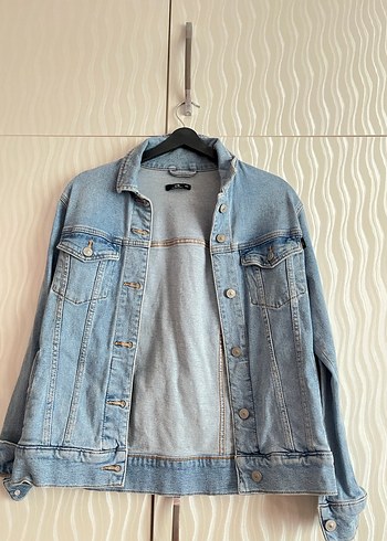 Ltb Düğmeli Mavi Kadın Denim Ceket - Görsel 3