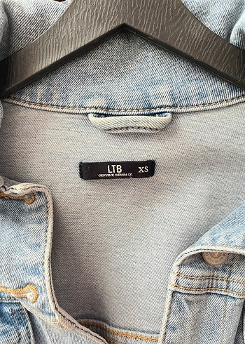 Ltb Düğmeli Mavi Kadın Denim Ceket - Görsel 7