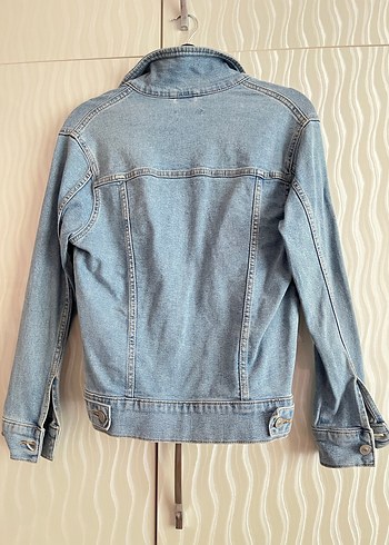 Ltb Düğmeli Mavi Kadın Denim Ceket - Görsel 6