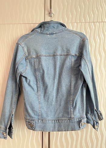 Ltb Düğmeli Mavi Kadın Denim Ceket - Görsel 5
