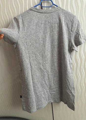 Gri Kısa Kollu Puma Tişört - Görsel 3