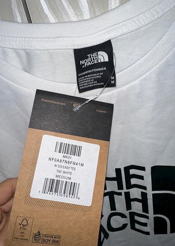 Beyaz Baskılı Tişört, Kısa Kollu, Salaş - Görsel 3