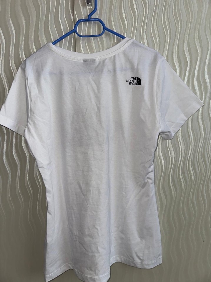 Beyaz Baskılı Tişört, Kısa Kollu, Salaş - Görsel 4