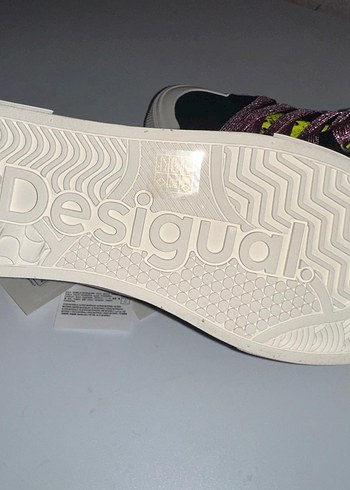 Pembe Batik Desenli Platform Spor Ayakkabı - Görsel 5