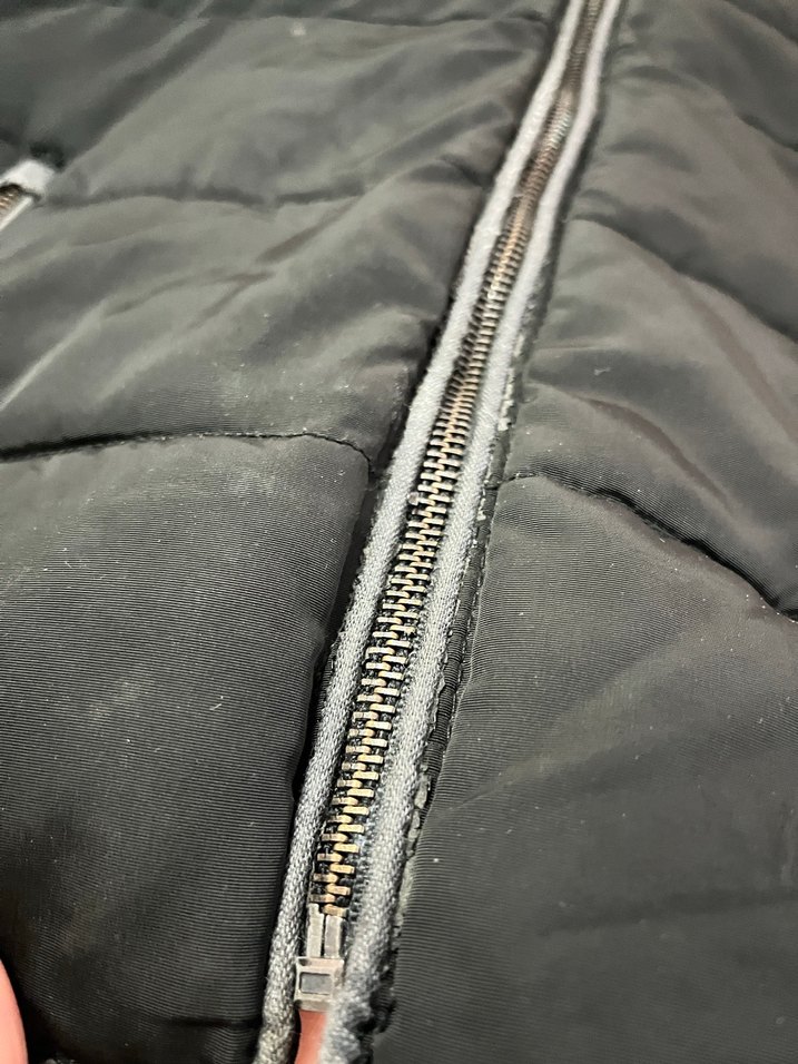 Fermuarlı Siyah Günlük Kadın Kışlık Ceket - Görsel 4