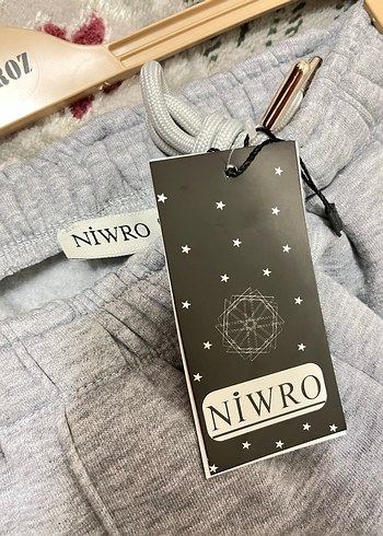 Gri Kadın Bol Kesim Kemerli Eşofman Altı - Görsel 7