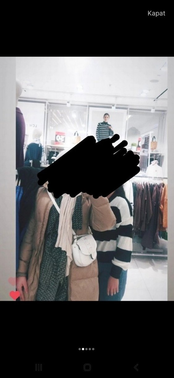 Bej Kadın Midi Şişme Mont Yüksek Yaka - Görsel 2