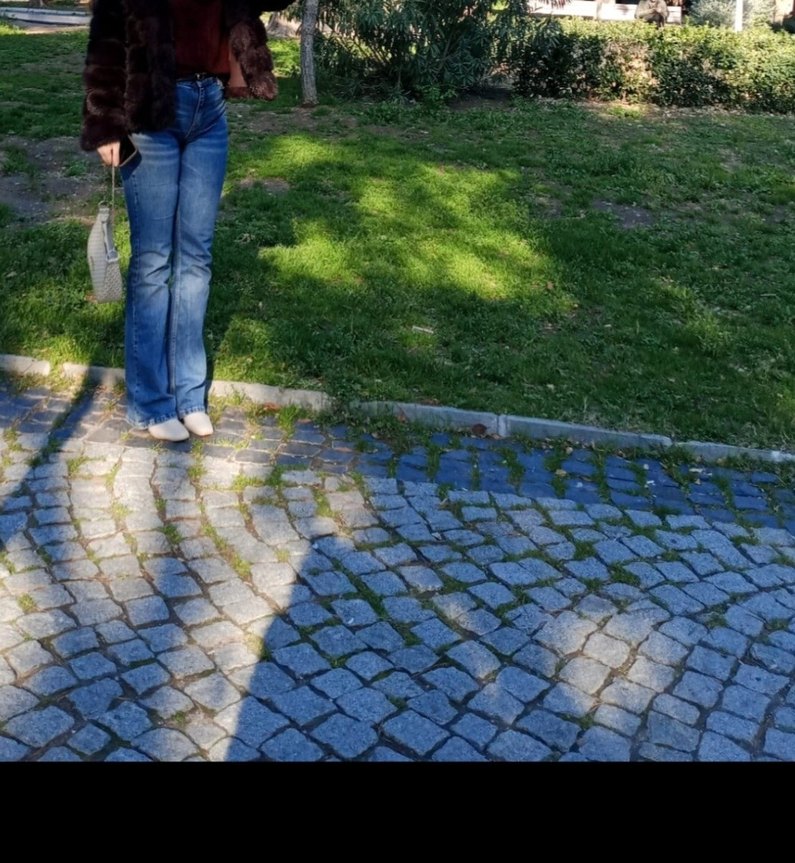 İspanyol paça kot pantalon - Görsel 2