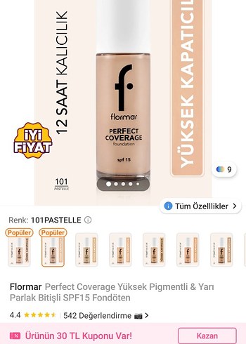 flormar Sıvı Fondöten - Görsel 3