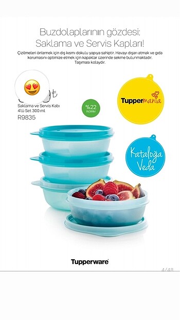 Tupperware şeker kap