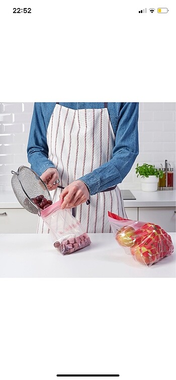 Ikea İkea buzdolabı poşeti