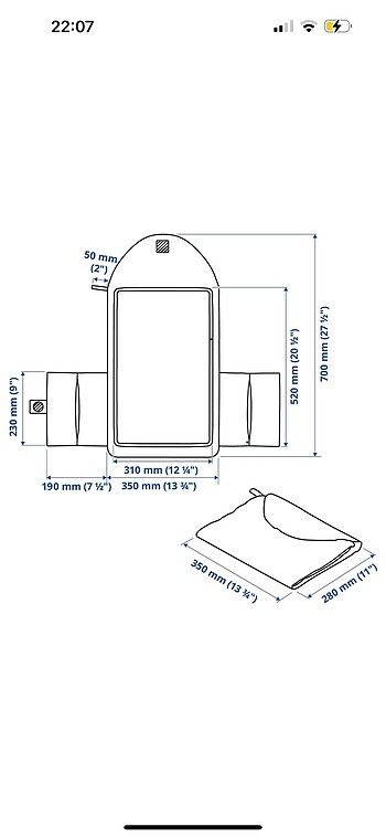  Beden Renk Ikea alt değiştirme pedi