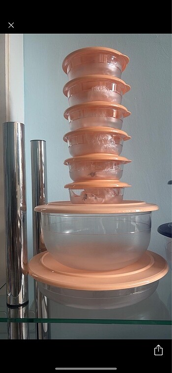 Tupperware kristal set