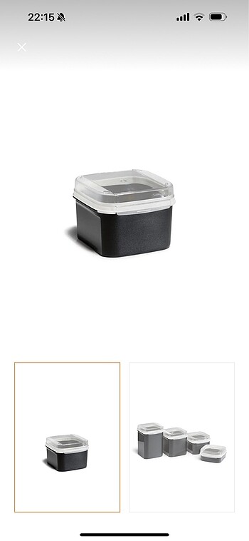 Tupperware özel kare 2,6l