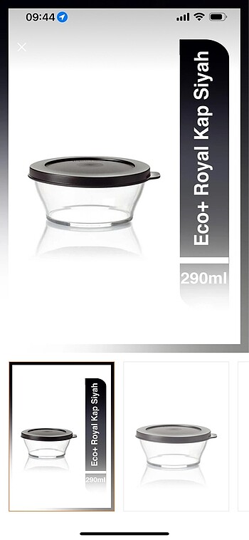 Tupperware Royal kase