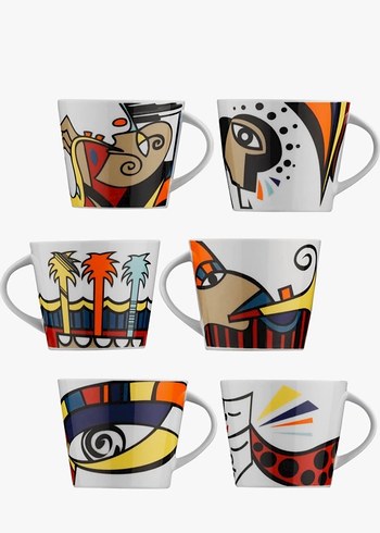 Kütahya porselen kahve fincan takımı - Görsel 2