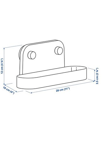 Beden Renk Ikea vantuzlu duvar rafı