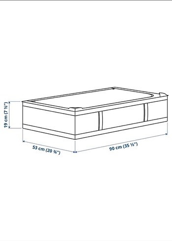 Ikea Ikea hurç 90x53x19 (2 adet)