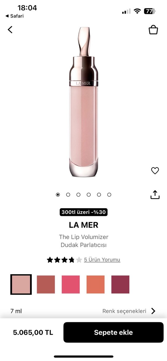 La Mer Lip Balm- dudak balmı ve The Lip Volumizer - Görsel 5