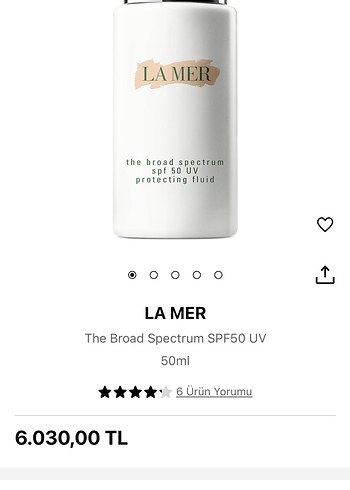 LA MER The Broad spectrum SPF50 UV güneş koruyucu 50ml - Görsel 2