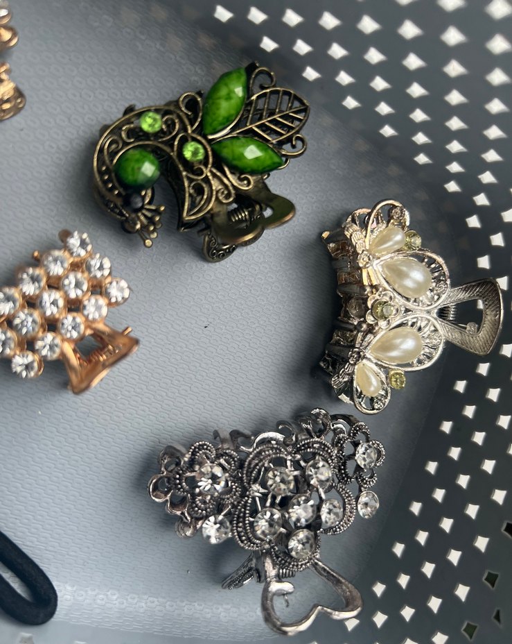 Vintage Kadın Saç paslanmaz çelik tokalar tekli fiyat - Görsel 2