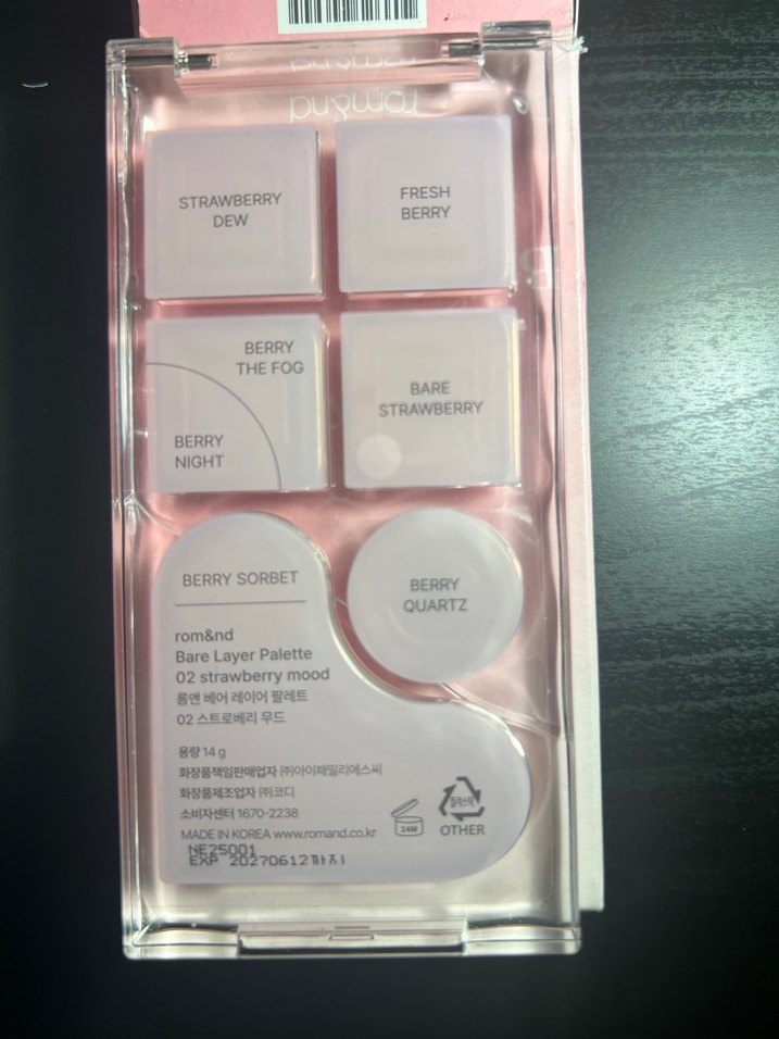 Romand Pastel Pembe Göz Farı Paleti - Görsel 4