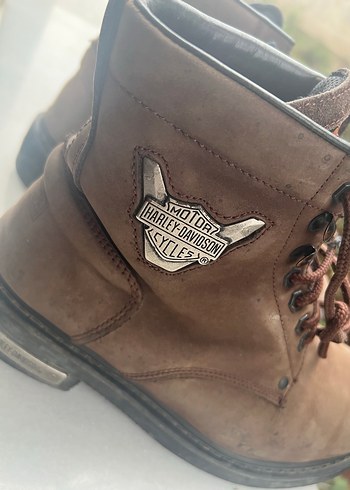 Harley-Davidson Erkek Süet Biker Bot - Görsel 3