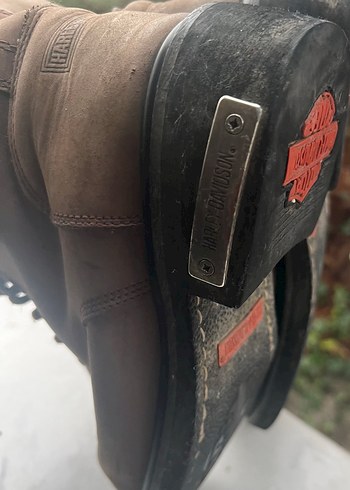 Harley-Davidson Erkek Süet Biker Bot - Görsel 7