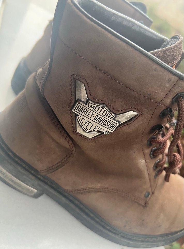 Harley-Davidson Erkek Süet Biker Bot - Görsel 3