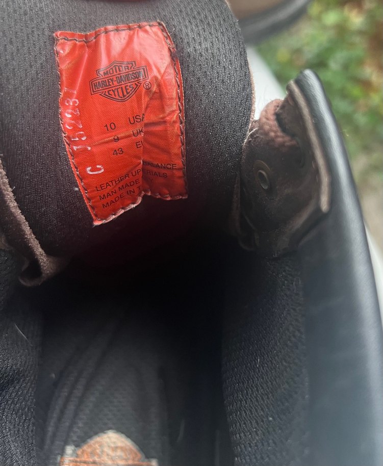 Harley-Davidson Erkek Süet Biker Bot - Görsel 4