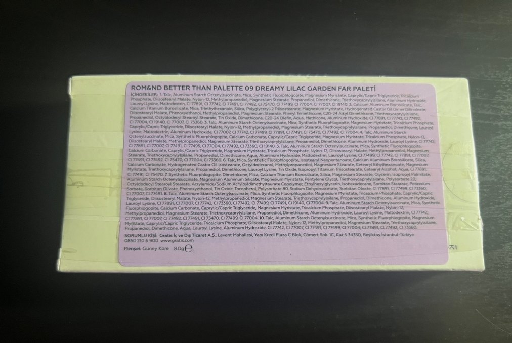 rom&nd Better Than Dreamy Lilac Gar Göz Far Paleti - Görsel 4