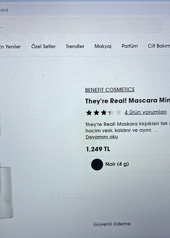 Benefit Cosmetics- they're Real mascara mini - Görsel 2