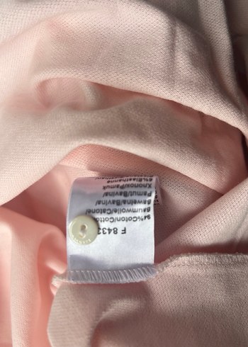 Orjinal Lacoste Pembe Kadın polo yaka tşört - Görsel 3